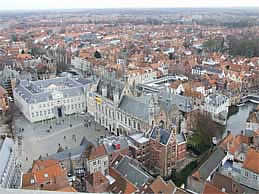 Burg square, in Brugge